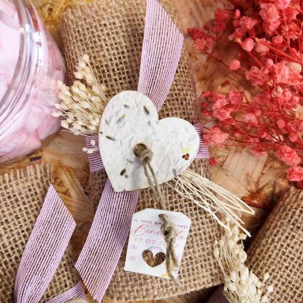porta confetti battesimo bimba ecofattoart